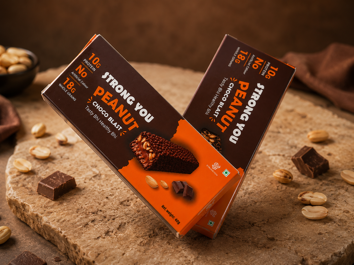 Peanut Choco Blast Protein Bar